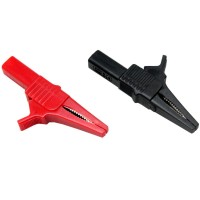 32 Amp Plier-style alligator clips Pair of Red & Black 32 Amp Plier-style alligator clips Pair of Red & Black